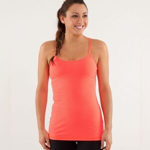 Lululemon Power Y Tank *Luon Light Light Flare